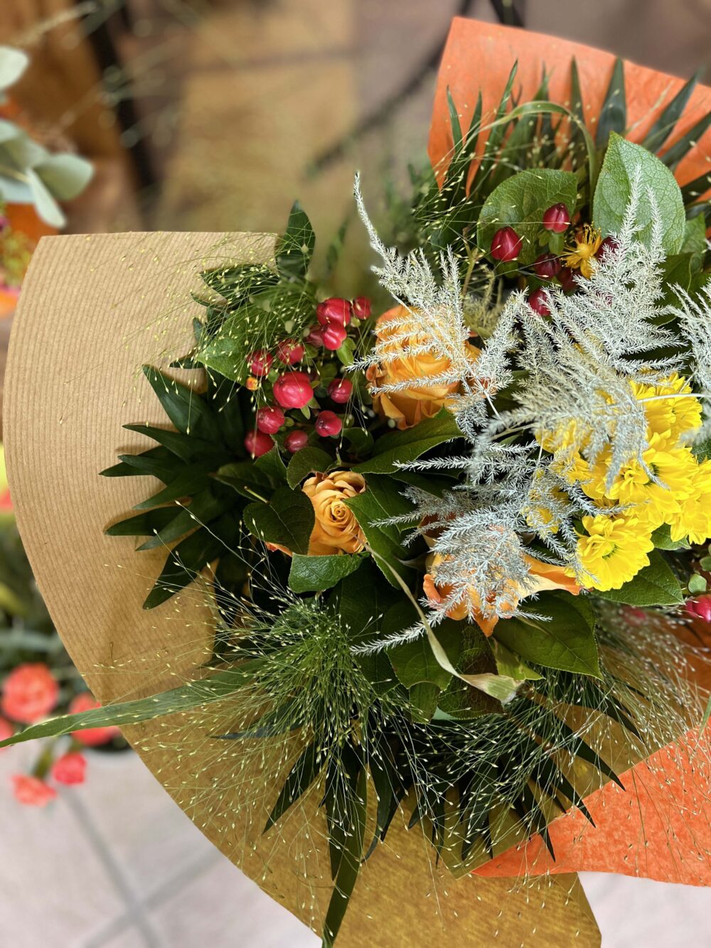 2 bouquet de fleurs de saison montbeliard
